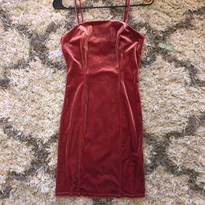 velvet bodycon
